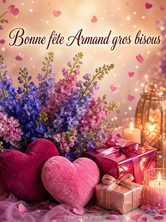 Carte bonne fête Armand