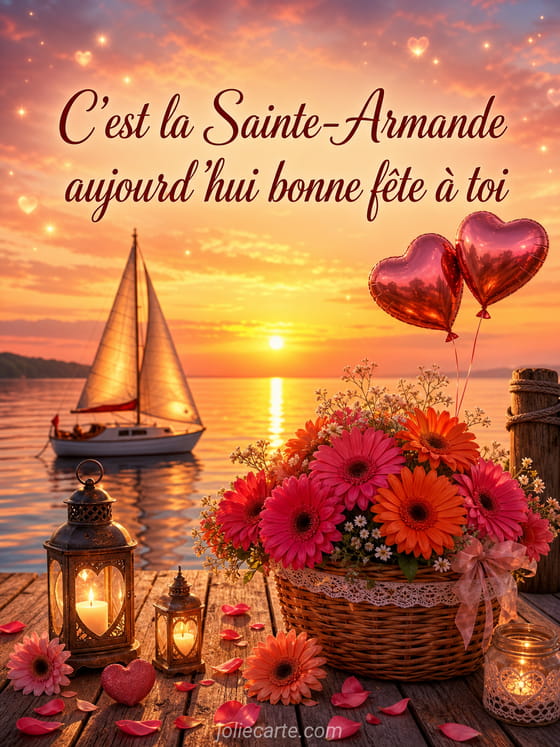 Carte bonne fĂȘte Armande