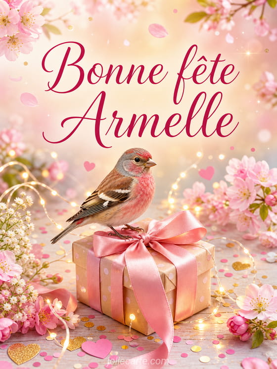 Carte bonne fête Armelle