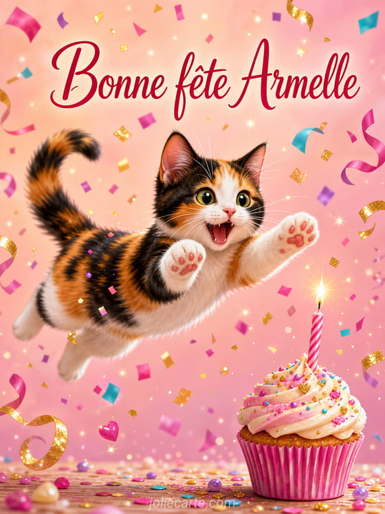 Carte bonne fête Armelle