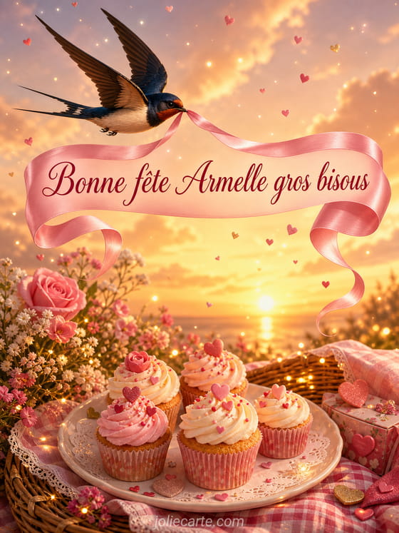 Carte bonne fête Armelle