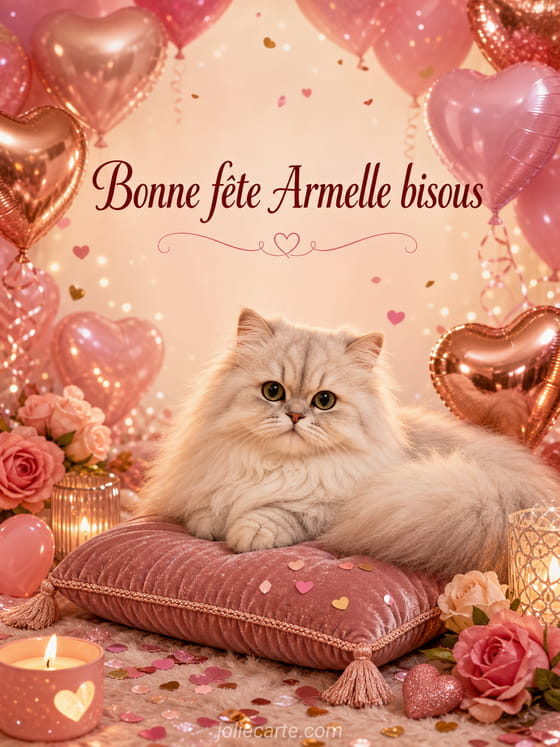 Carte bonne fête Armelle