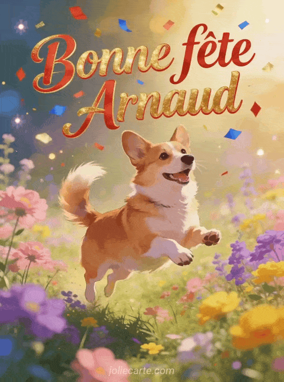 Bonne fête Arnaud - Arnaud gif bonne fete gratuit
