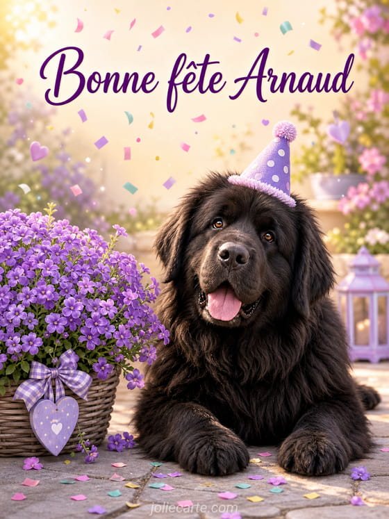 Carte bonne fête Arnaud