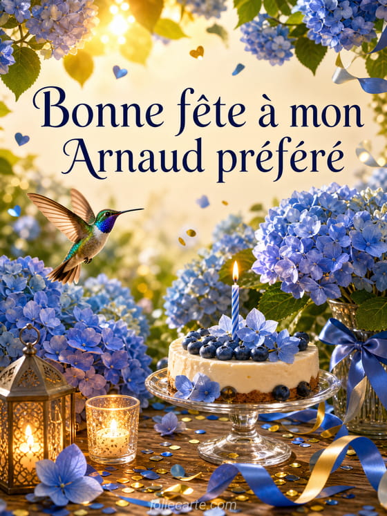 Carte bonne fête Arnaud