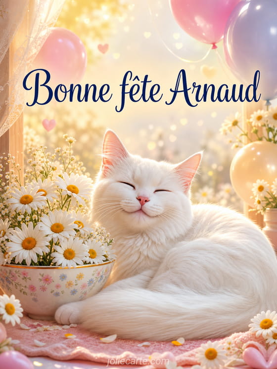 Carte bonne fête Arnaud