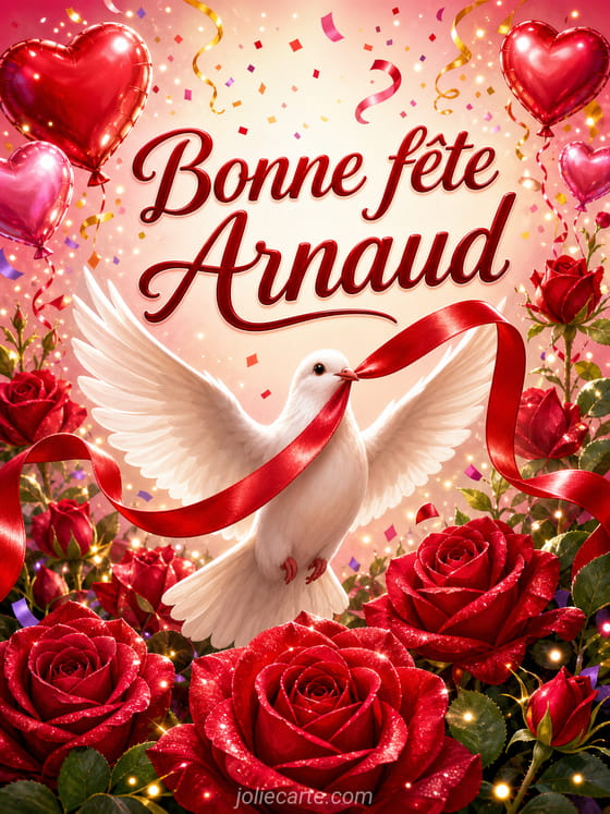 Carte bonne fête Arnaud