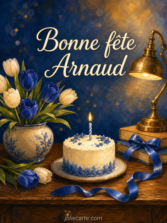 Carte bonne fête Arnaud