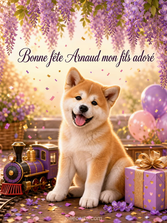 Carte bonne fête Arnaud