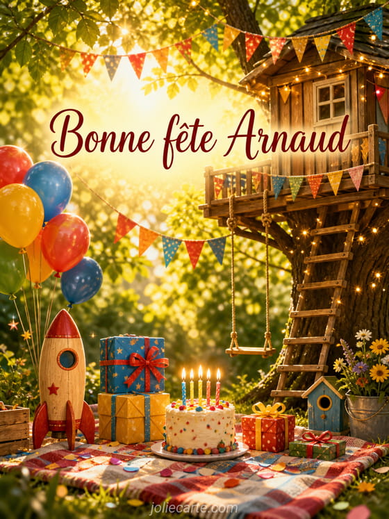 Carte bonne fête Arnaud
