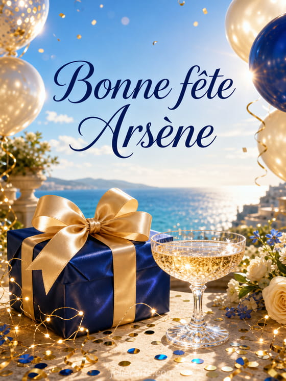 Carte bonne fête Arsène