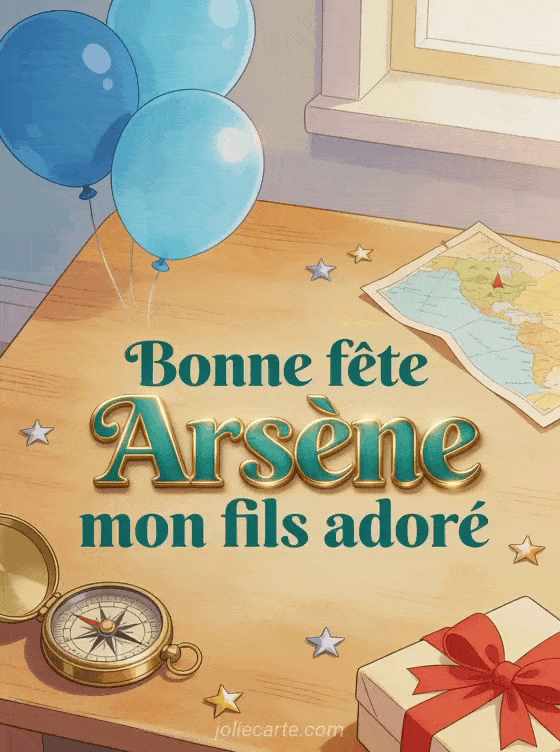 Bonne fête Arsène - Bonne fete arsene mon fils