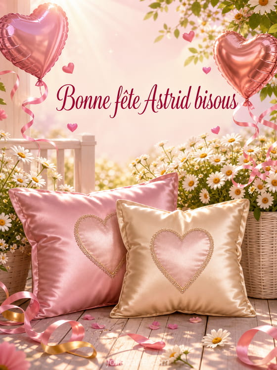 Carte bonne fête Astrid