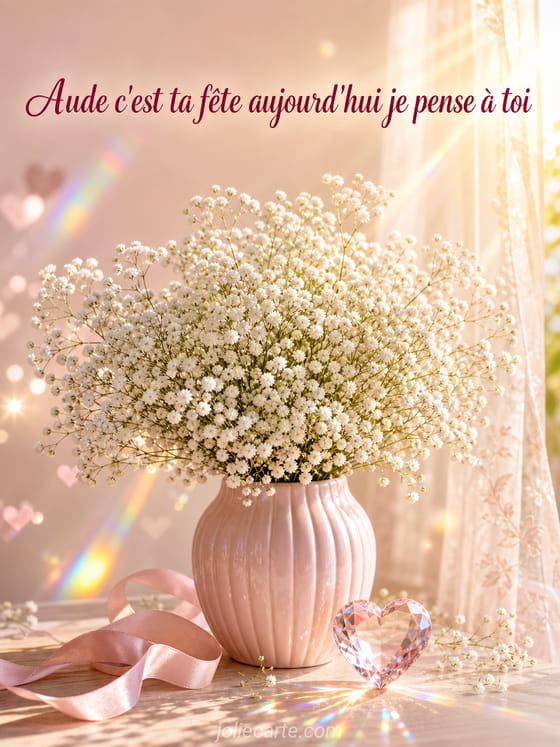 Carte bonne fête Aude