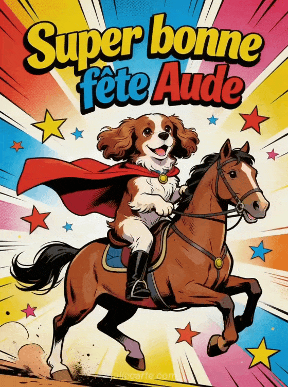Bonne fête Aude - Aude gif bonne fete gratuit