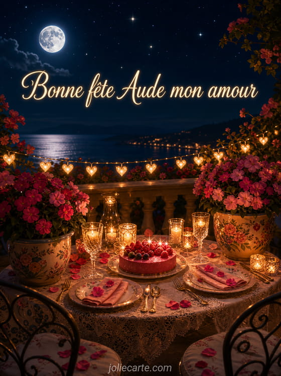 Carte bonne fête Aude