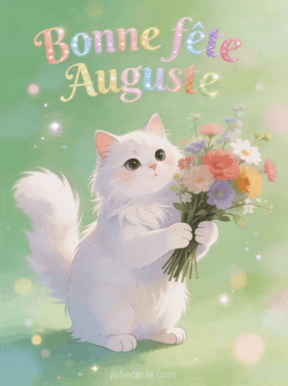 Bonne fête Auguste - Auguste gif bonne fete