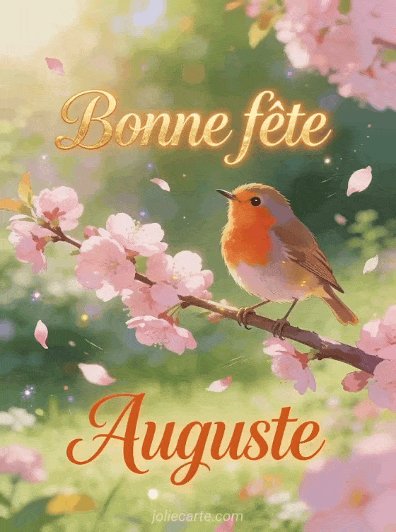 Bonne fête Auguste - Auguste image bonne fete gratuite