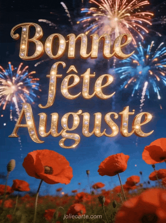 Bonne fête Auguste - Auguste bonne fete image