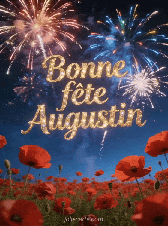 Bonne fête Augustin - Augustin bonne fete image
