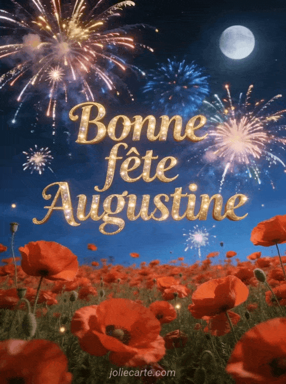 Bonne fête Augustine - Augustine bonne fete image