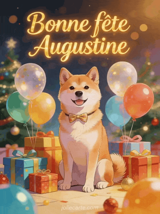 Bonne fête Augustine - Bonne fete augustine chien