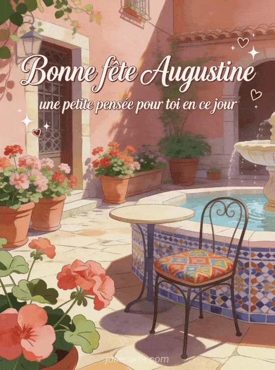 Bonne fête Augustine - Bonne fete augustine ma fille
