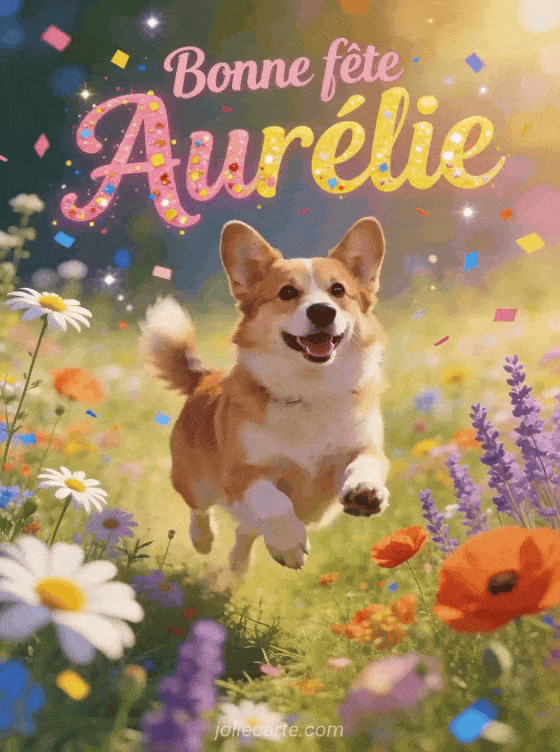 Bonne fête Aurelie - Aurelie gif bonne fete gratuit