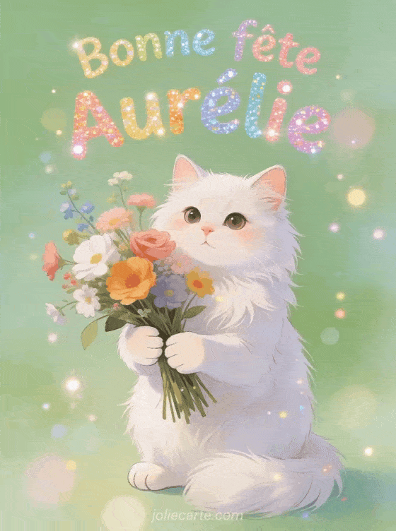Bonne fête Aurelie - Aurelie gif bonne fete