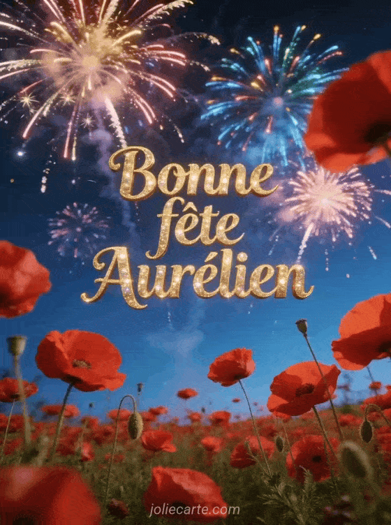 Bonne fête Aurelien - Aurelien bonne fete image