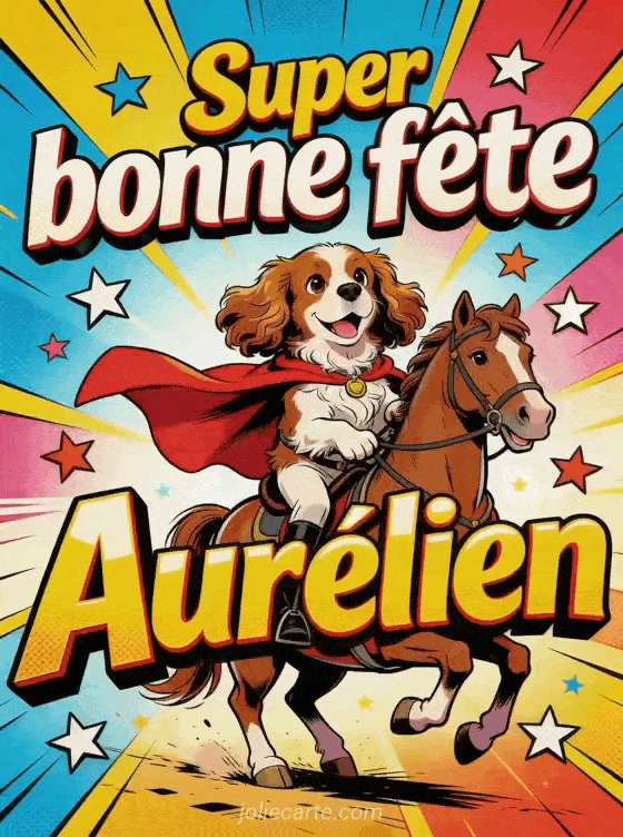 Bonne fête Aurelien - Aurelien gif bonne fete gratuit