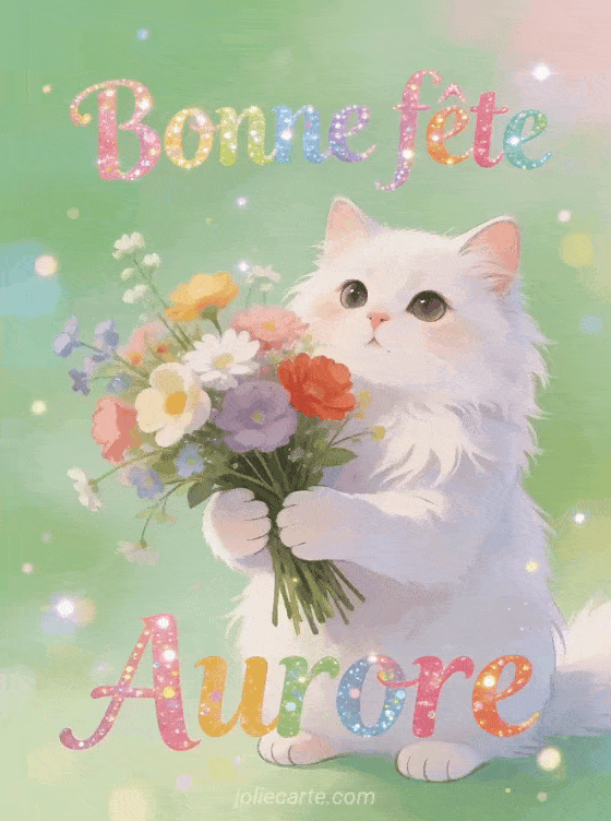 Bonne fête Aurore - Aurore gif bonne fete