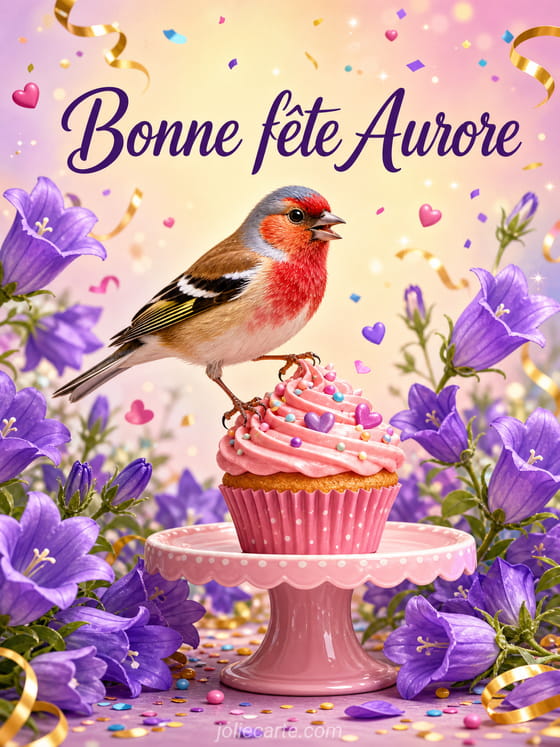 Carte bonne fête Aurore