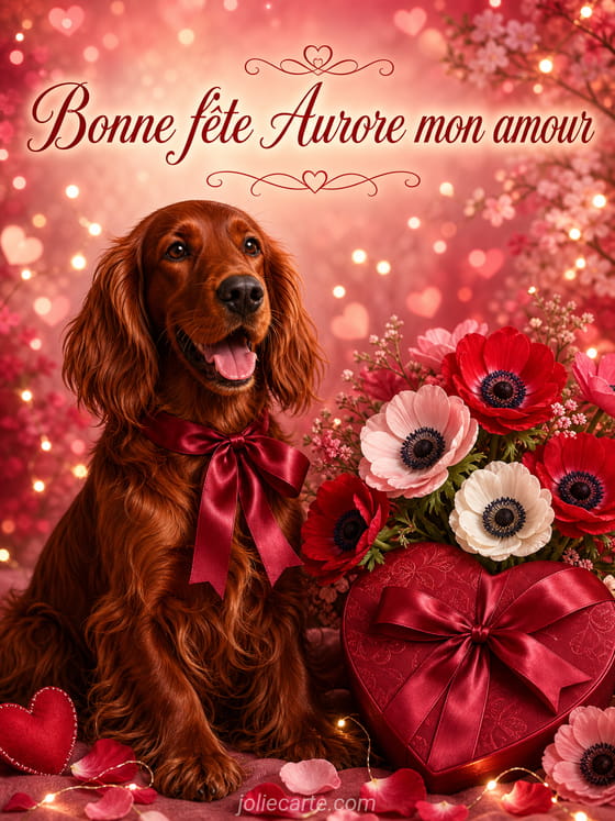 Carte bonne fête Aurore