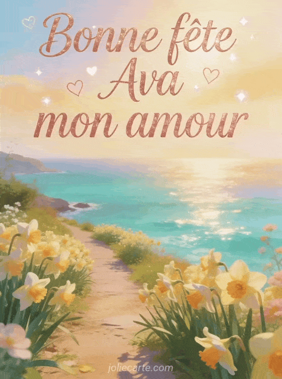 Bonne fête Ava - Bonne fete ava mon amour
