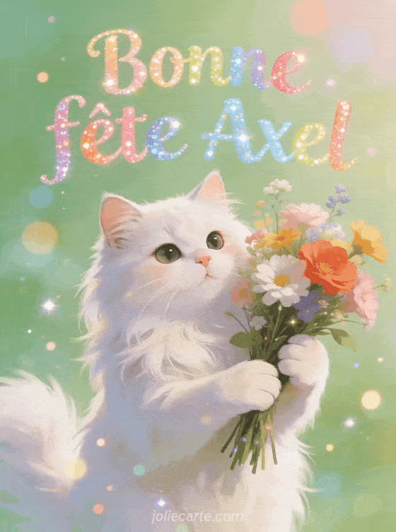 Bonne fête Axel - Axel gif bonne fete