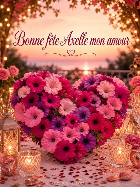 Carte bonne fĂȘte Axelle