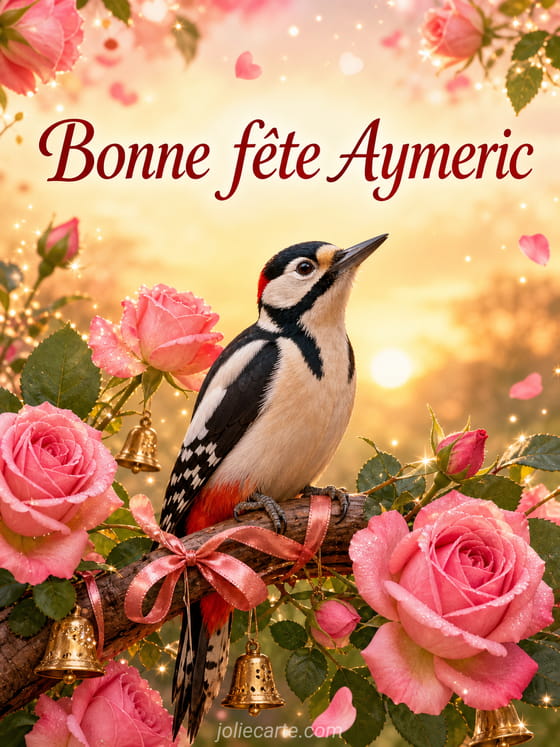 Carte bonne fĂȘte Aymeric