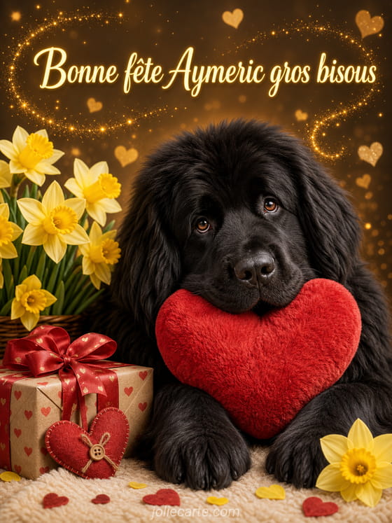 Carte bonne fĂȘte Aymeric