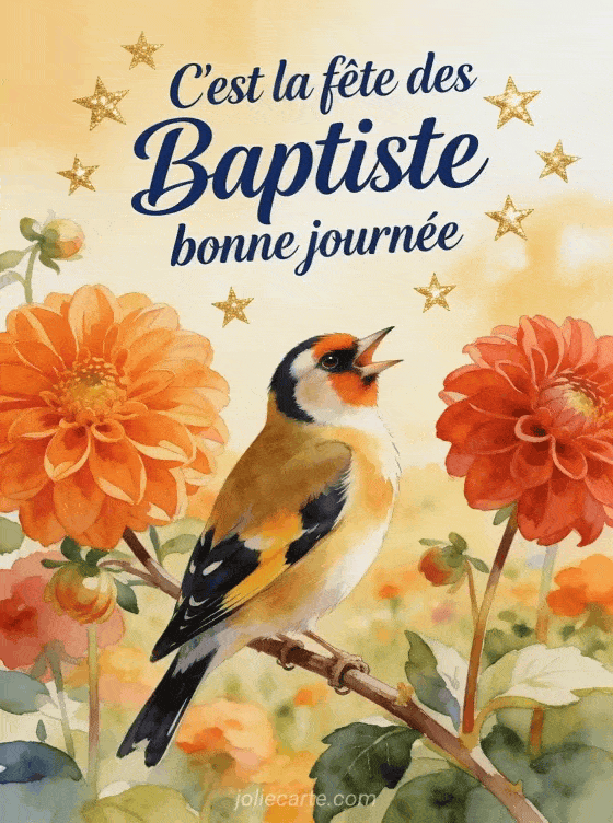 Bonne fête Baptiste - Bonne fete baptiste image