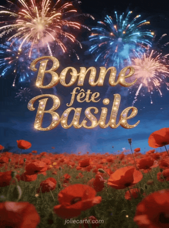 Bonne fête Basile - Bonne fete basile gratuit