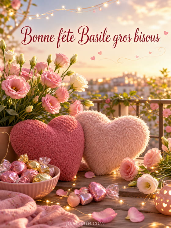 Carte bonne fête Basile