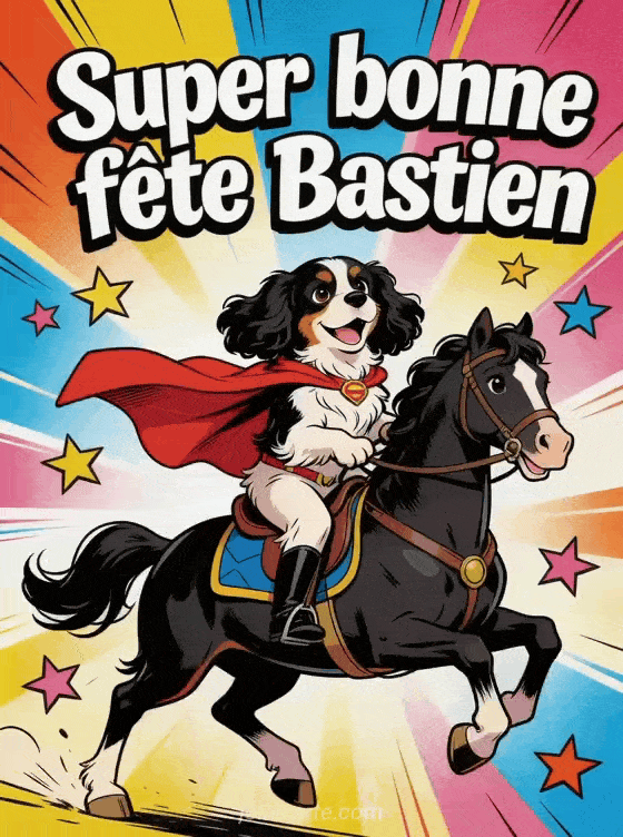 Bonne fête Bastien - Bonne fete bastien drole