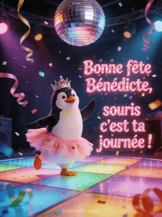 Bonne fête Bénédicte - Benedicte bonne fete gif drole