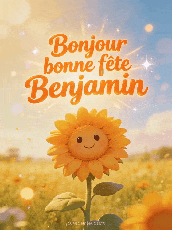 Bonne fête Benjamin - Benjamin image de bonne fete gratuite