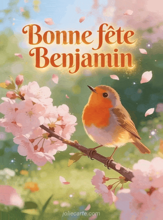 Bonne fête Benjamin - Benjamin image bonne fete gratuite