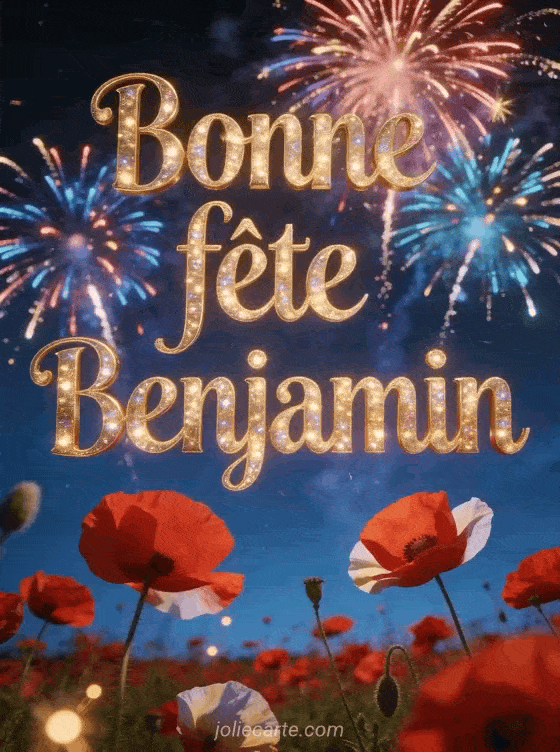 Bonne fête Benjamin - Benjamin bonne fete image