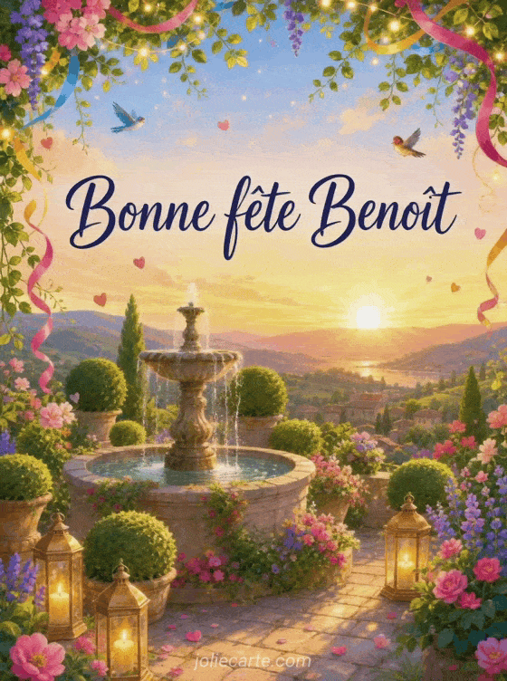 Bonne fête Benoît - Fete saint benoit