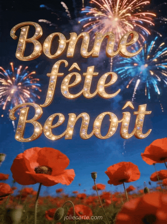 Bonne fête Benoit - Benoit bonne fete image