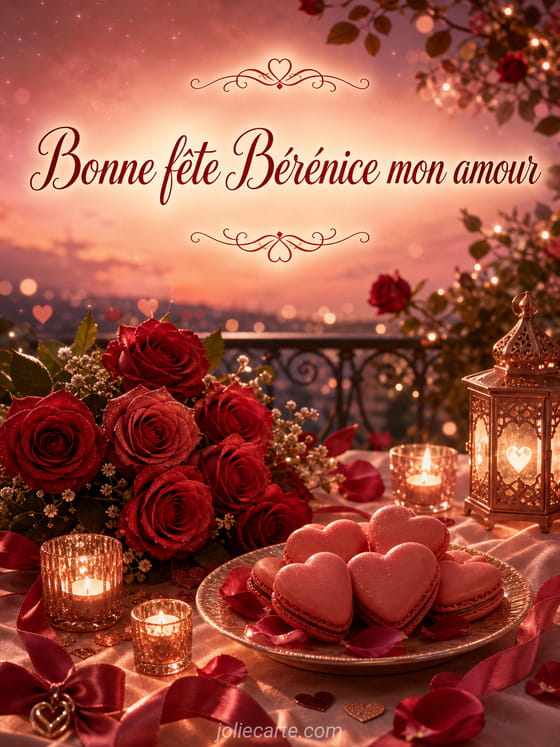 Carte bonne fĂȘte BĂ©rĂ©nice